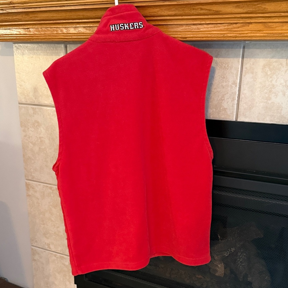 Columbia Red Fleece Vest - Picture 6 of 8
